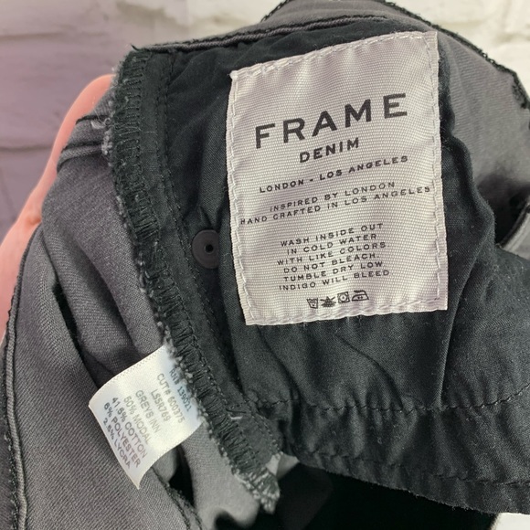 Frame Le Skinny De Jeanne Distressed Skinny Jeans - Picture 8 of 8